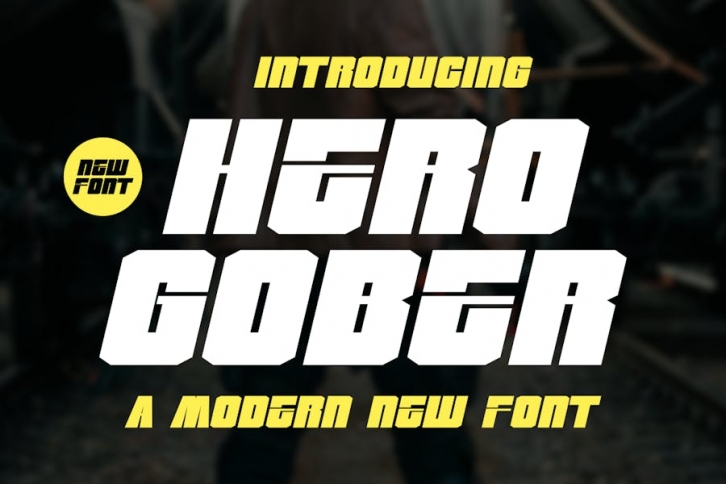 Hero Gober - - Modern New Font Font Download