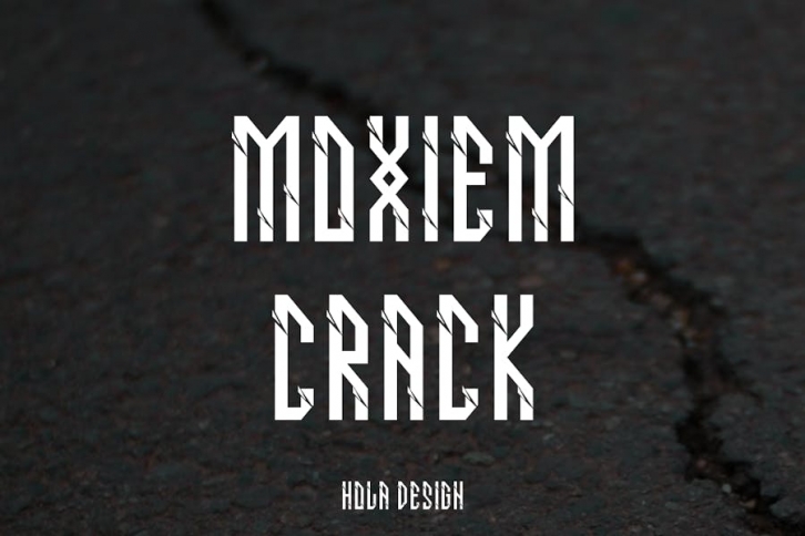 Moxiem Crack Font Download