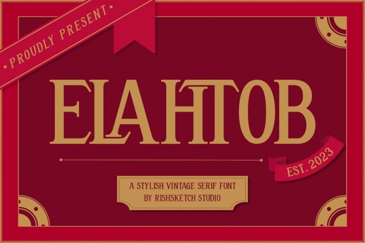 Elahtob Font Download