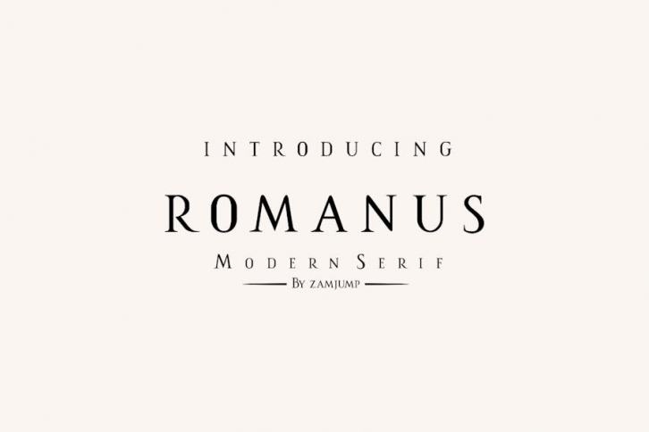 Romanus - a Classic Font Font Download