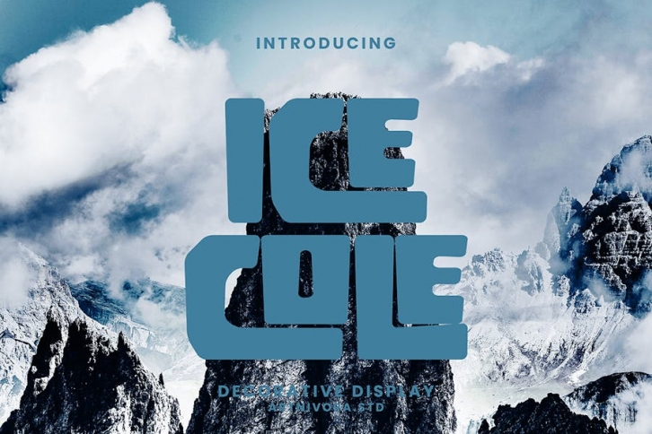 Ice Cole - Decorative Font Font Download