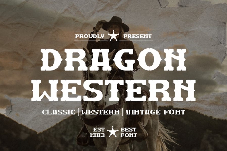 Dragon Western - Vintage & Typeface Font Font Download