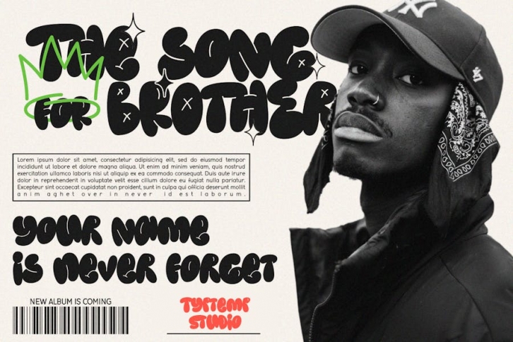 Holymoly Bubble Graffiti Display Font Download