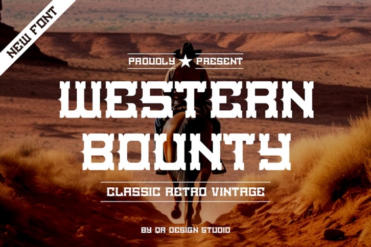 Western Bounty - Classic Typeface Font Font Download