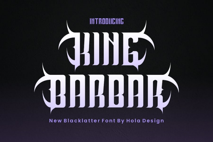 King Barbar Font Download