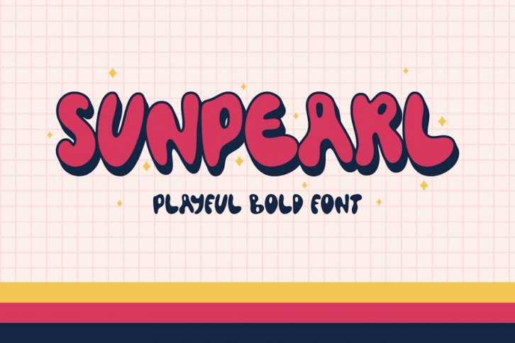 Sunpearl - Playful Bold Font Font Download