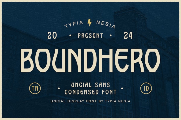 Boundhero - Uncial Sans Condensed Font Font Download