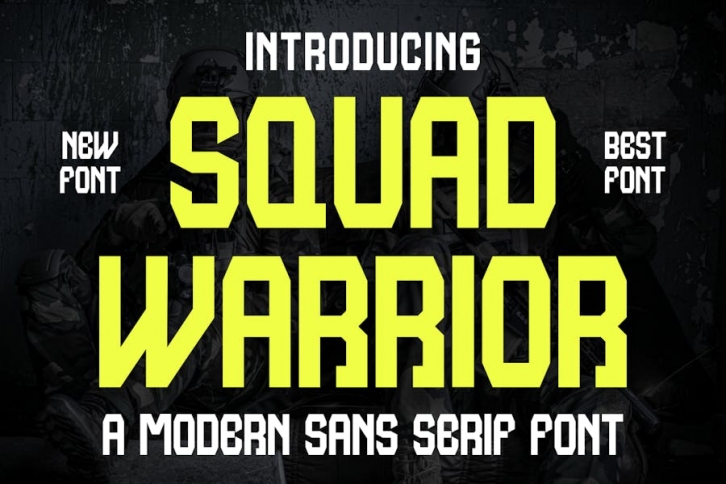 Squad Warrior Font Download