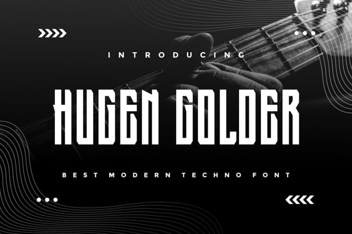 Hugen Golder - Modern Font Font Download