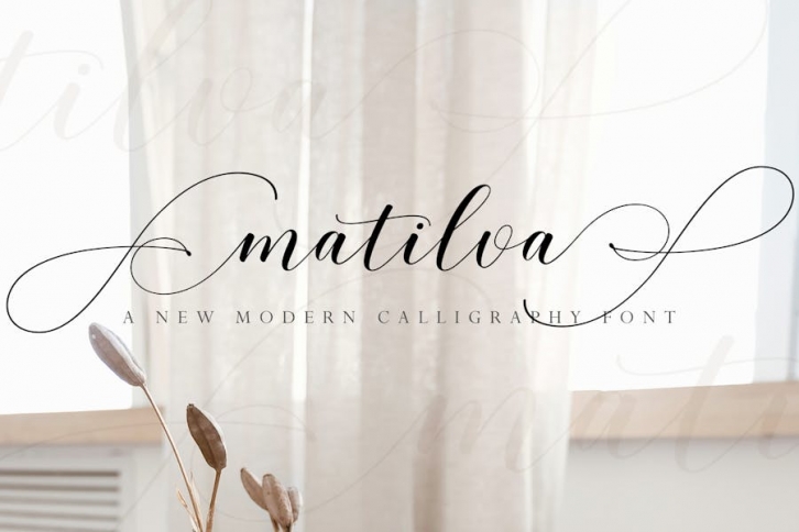 Matilva Modern Calligraphy Font Download