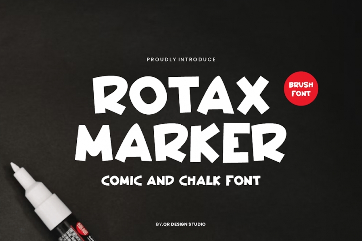 Rotax Marker - Comic & Chalk Font Font Download