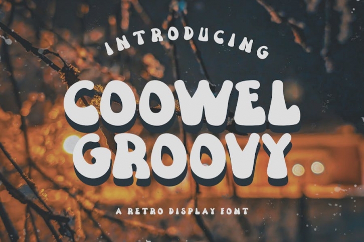Coowel Groovy Retro font Font Download
