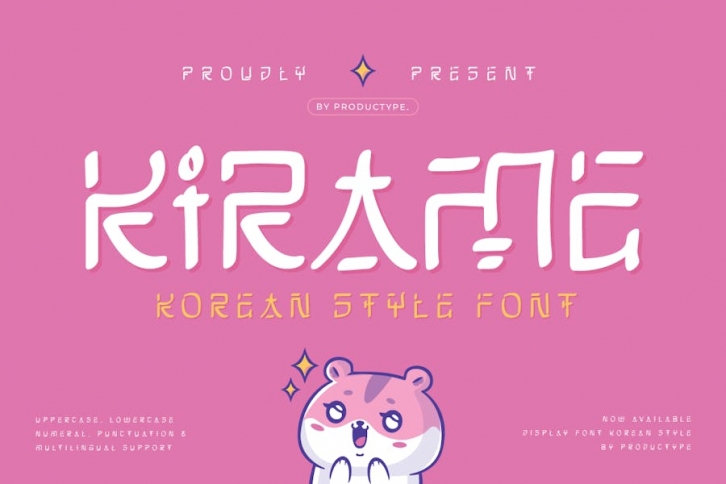 Kirame - Korean Style Font Font Download