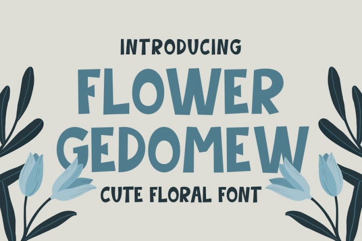 Flower Gedomew Font Download