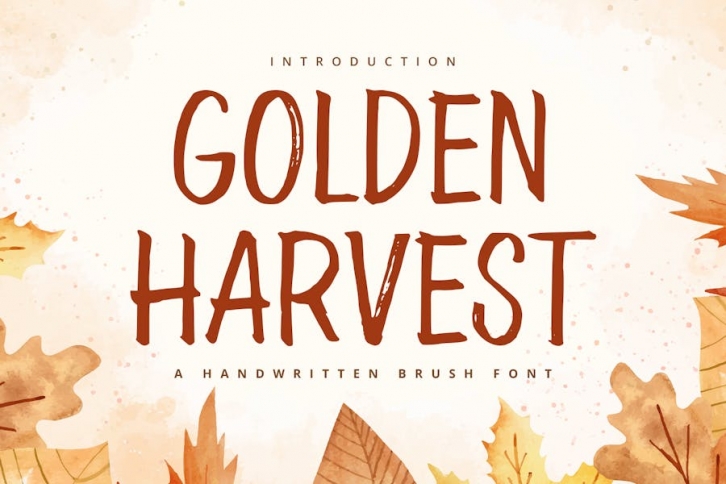 Golden Harvest Font Download