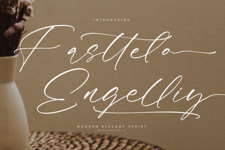 Fasttelo Engelliy Modern Elegant Script Font Font Download