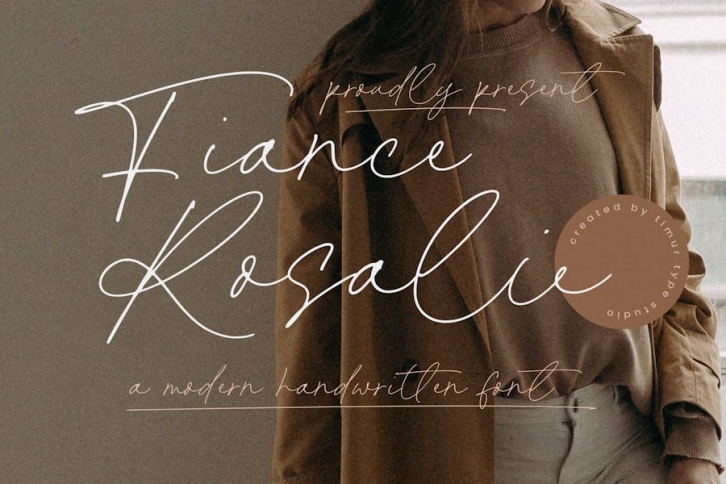 Fiance Rosalie - Modern Handwritten Font TT Font Download