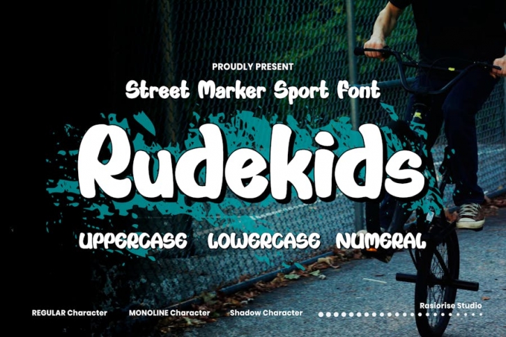 Rudekids - Marker Street Sport Type Font Download