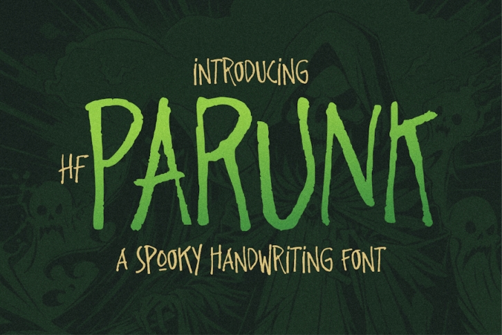 HF Parunk Horror Fonts Font Download