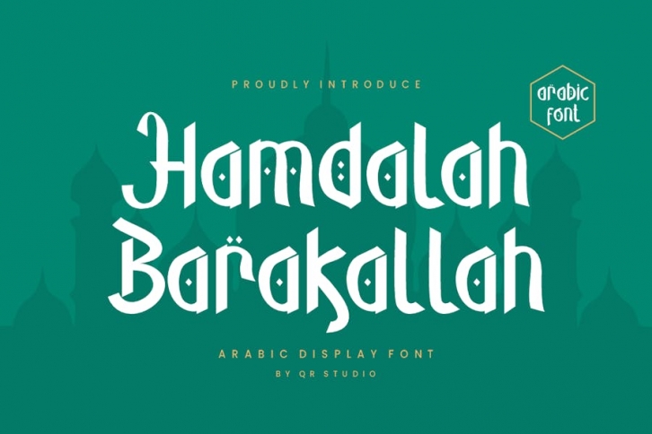 Hamdalah Barakallah - Arabic Font Font Download