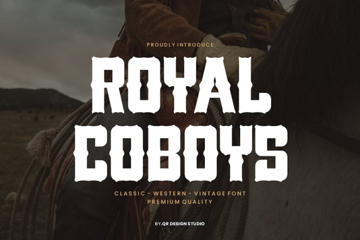 Royal Coboys - Western Font Font Download