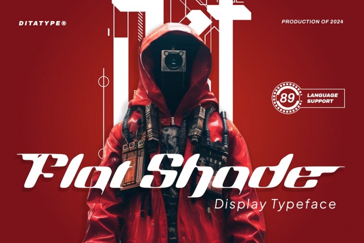 Flat Shade Font Download