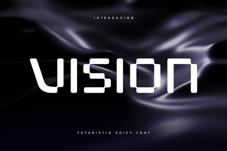 Vision - Futuristic Scifi Font Font Download