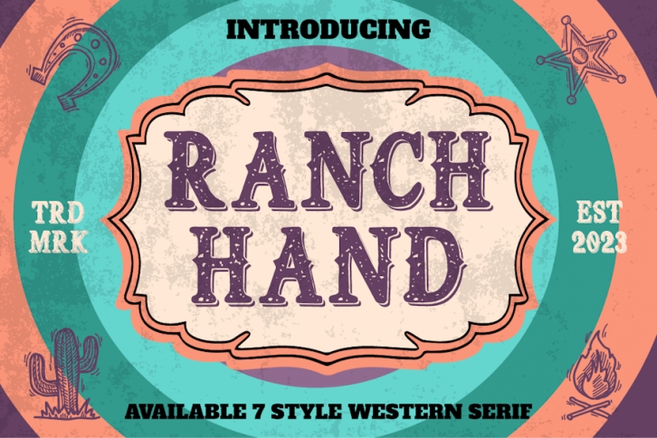 Ranch Hand â€“ Display Westren Font Font Download