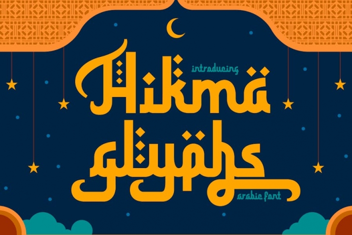 Hikma Glyphs - Arabic Style Font Font Download