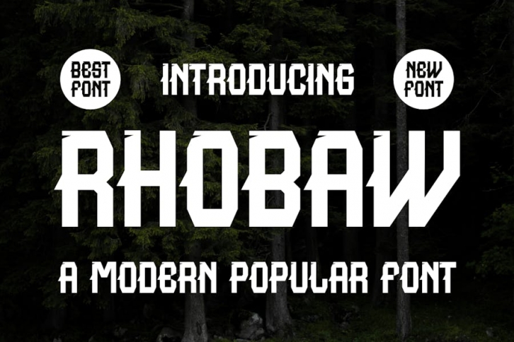 Rhobaw Font Font Download