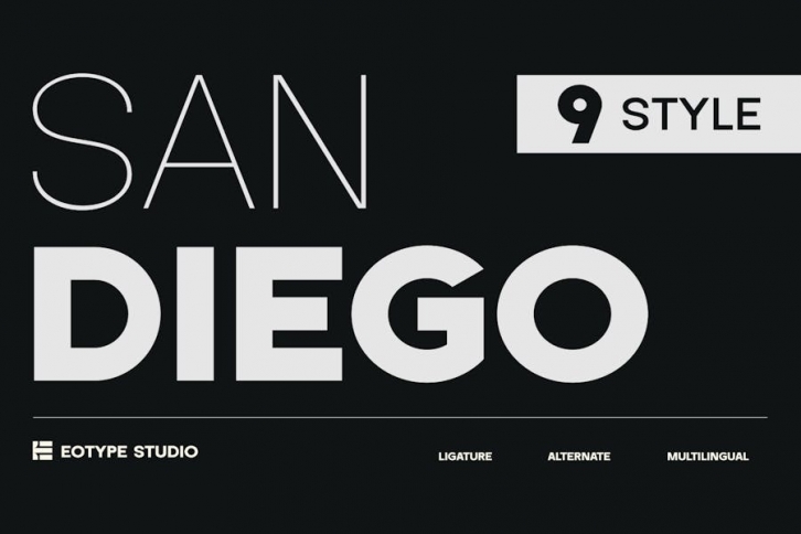 San Diego Font Download