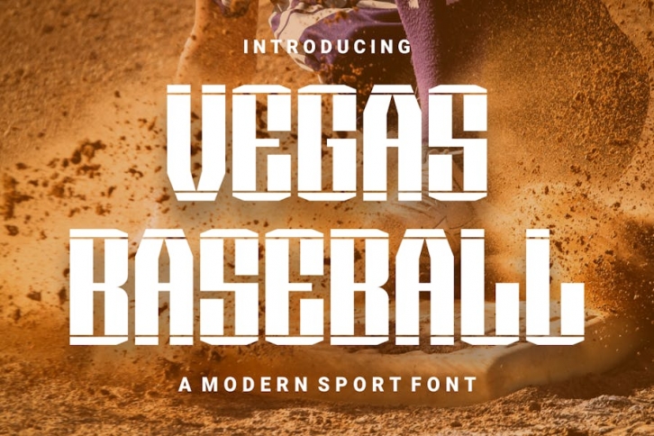 Vegas Baseball Font Download
