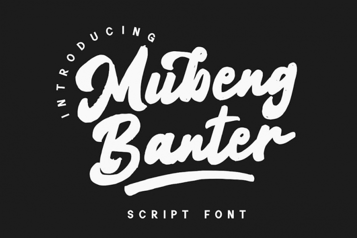 Mubeng Banter Font Download
