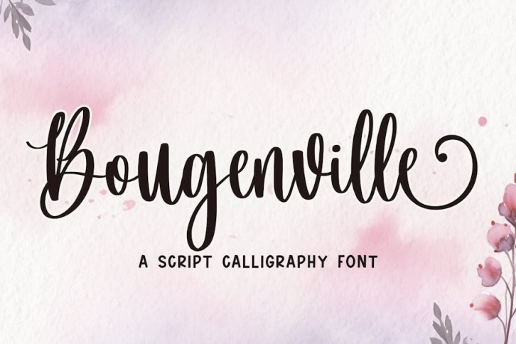 Bougenville Font Download