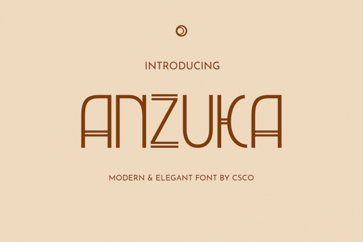 Anzuka â€“ Modern Sans Serif Font Download