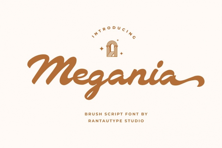 Megania Brush Script Font Font Download