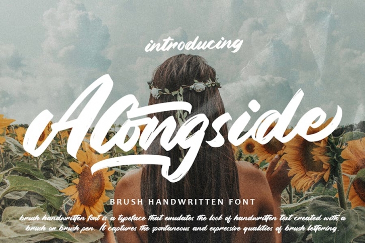 Alongside - Brush Handwritten Font Font Download
