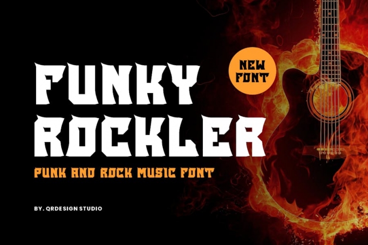 Funky Rockler - Punk & Music Font Font Download