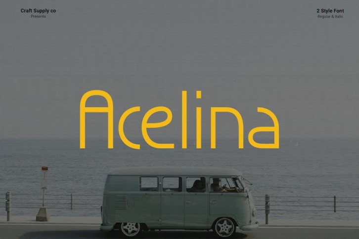 Acelina – Monoline Sans Serif Font Download