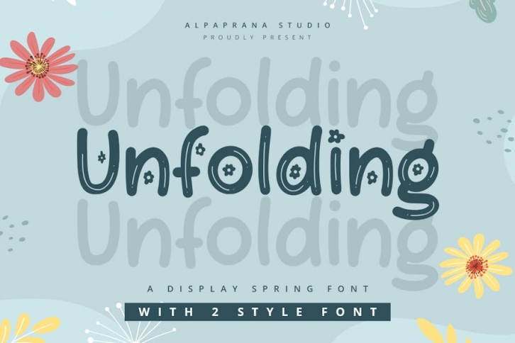 Unfolding Font Download