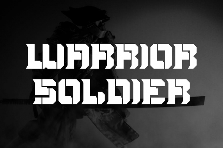 Warrior Soldier Font Download