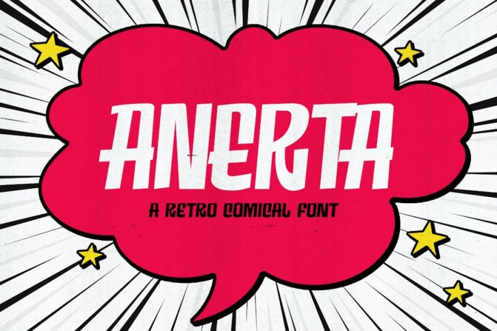 Anerta - Retro Comical Fonts Font Download