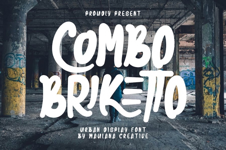 Combo Briketto Urban Display Font Font Download