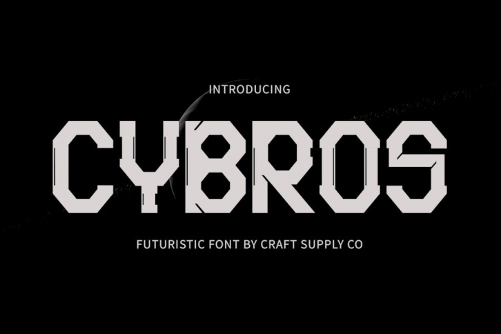 Cybros – Futuristic Typeface Font Download