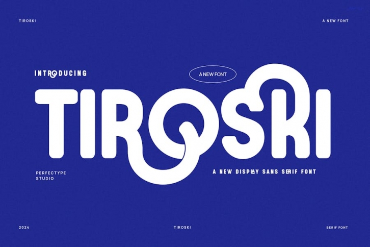 Tirqski Modern Futuristic Ligature Sans Serif Fon Font Download