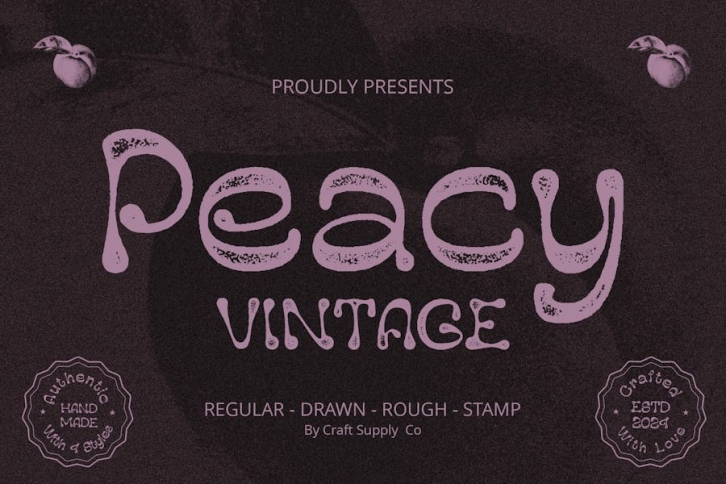 Peacy Vintage Font Download