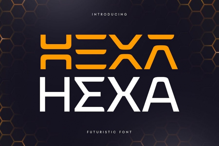 Hexa - Futuristic Font Font Download