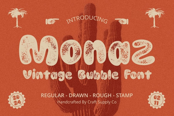 Monaz Vintage Font Download