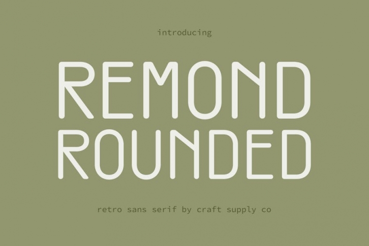 Remond Rounded Font Download