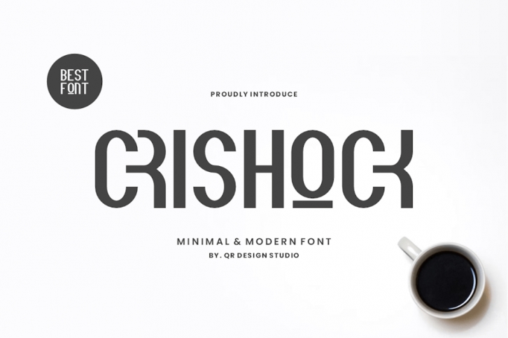 Crishock - Grotesk & Minimal Font Font Download